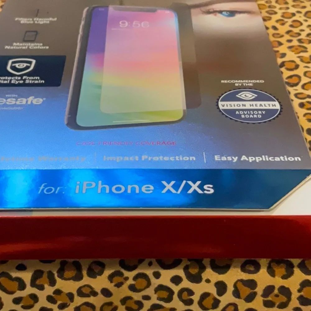 iPhone X GLASS +Vision guard cover to keep your iPhone from drops & shattering.